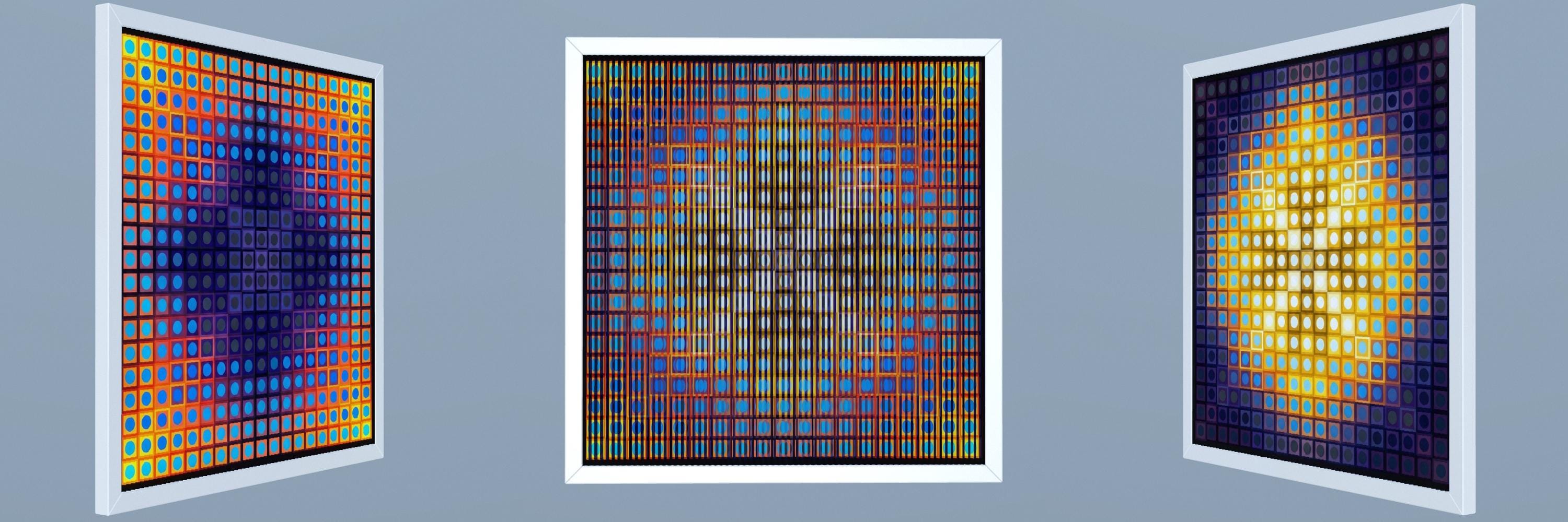 Lenticular Agamograph Art - “Stellar Pulse”