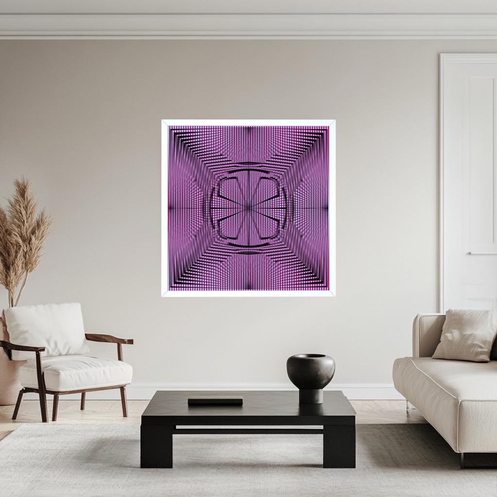 Lenticular Op Art  – "Radiant Vortex"