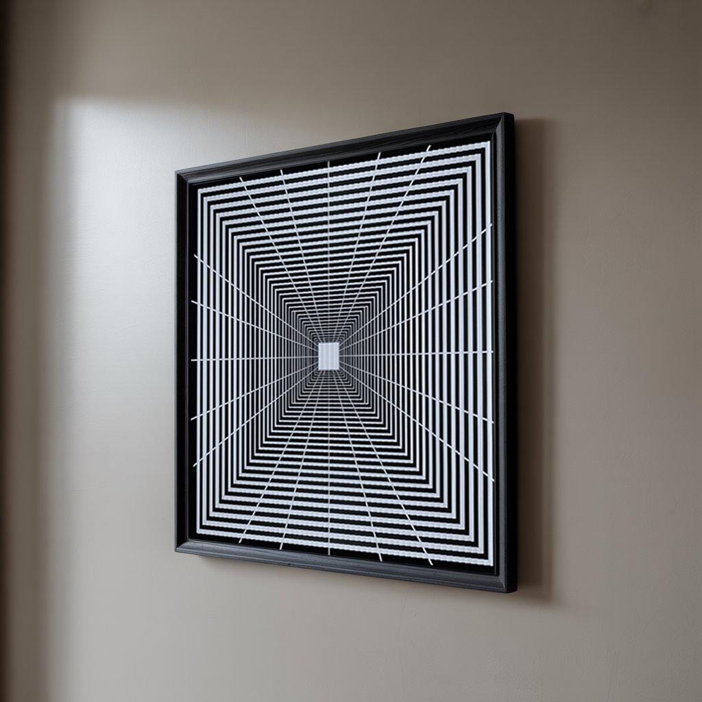 Lenticular Op Wall Art - “Infinity Spectrum”