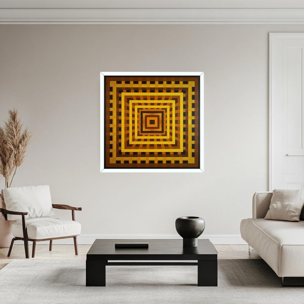 Lenticular Op Art - “Prismatic Flow”