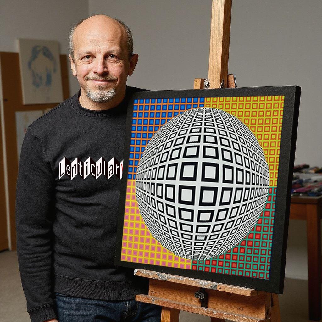 Lenticular Agamograph Art - “Chromatic Inversion”