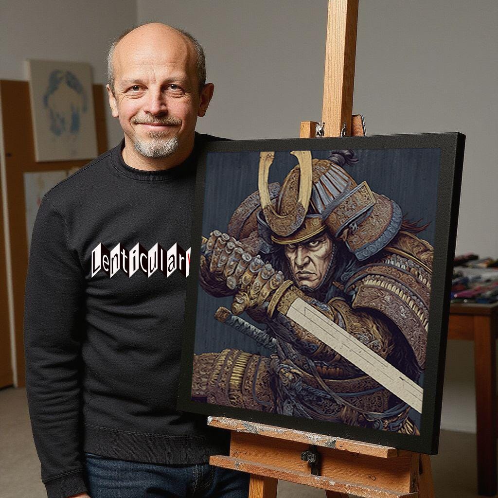 Lenticular Art - “Samurai Spirit”