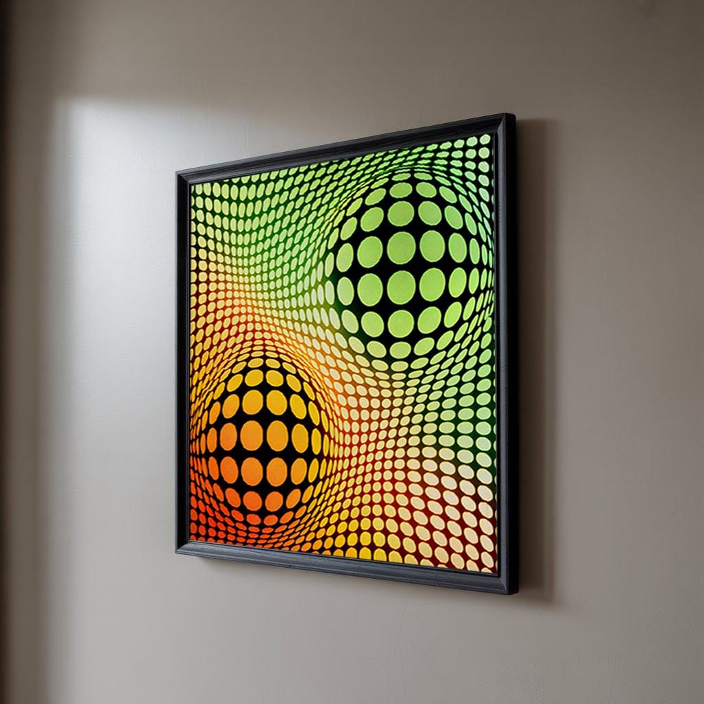 Lenticular Op Art - “Radiant Geometry”
