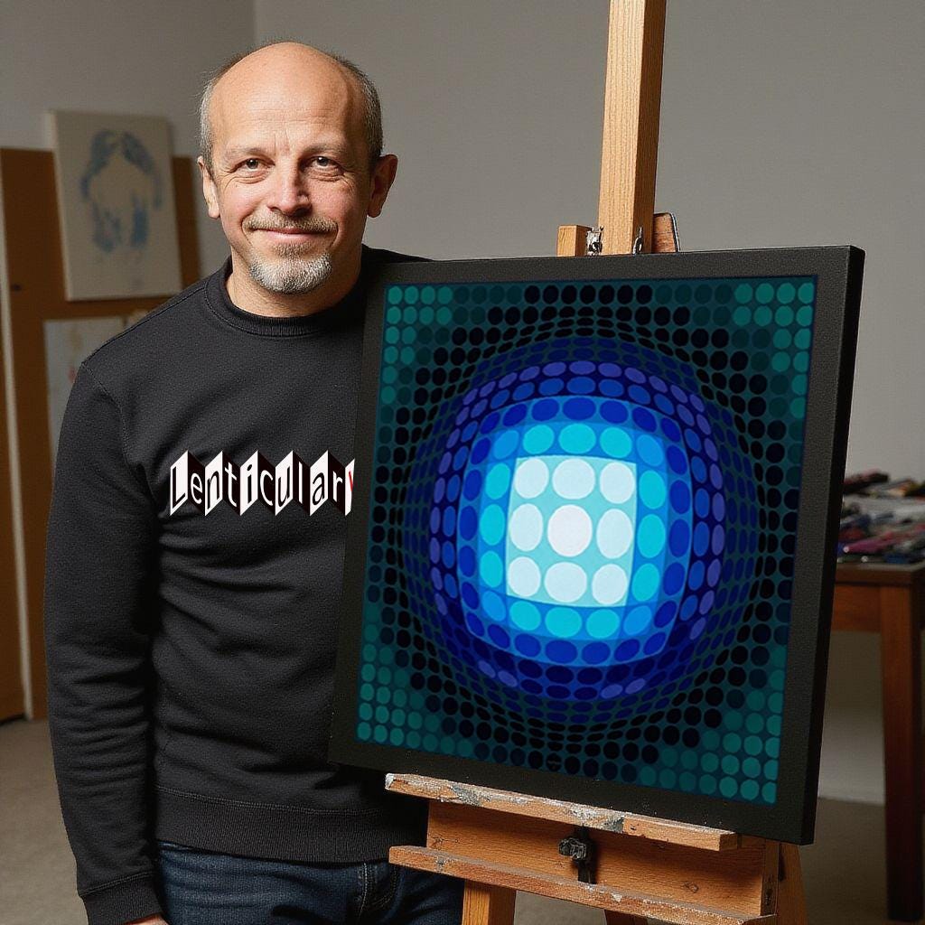 Lenticular Agamograph Art - “Core Dualism”