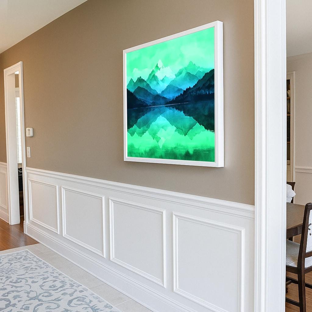 Lenticular Art - "Echoes of the Peaks"