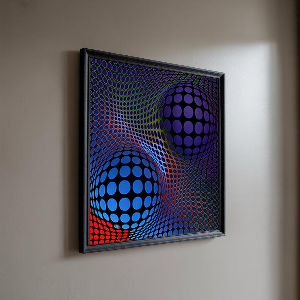 Lenticular Op Art - “Radiant Geometry”