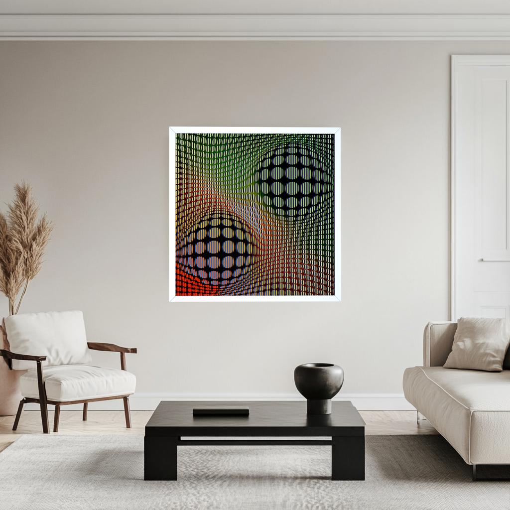 Lenticular Op Art - “Radiant Geometry”