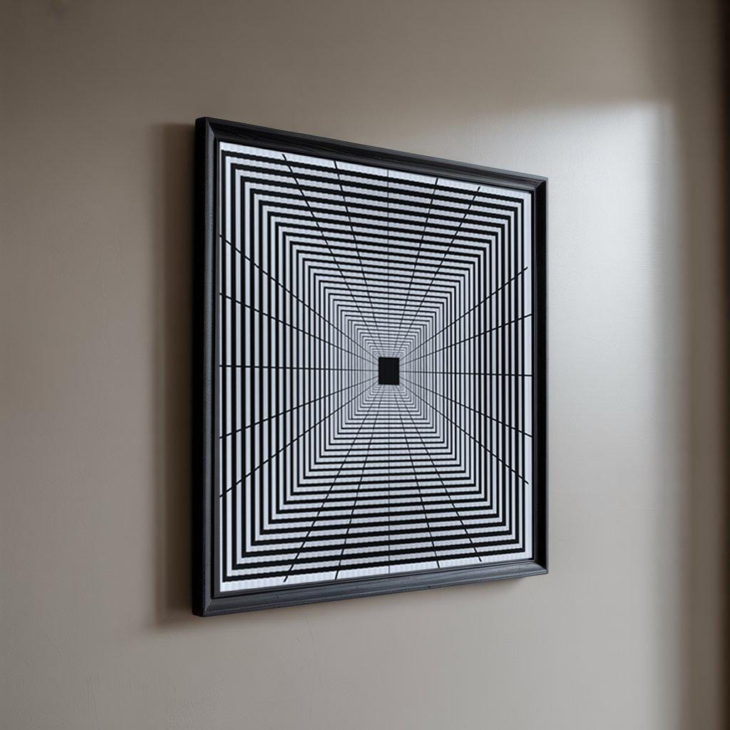 Lenticular Op Wall Art - “Infinity Spectrum”