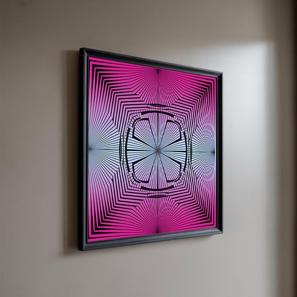 Lenticular Op Art  – "Radiant Vortex"