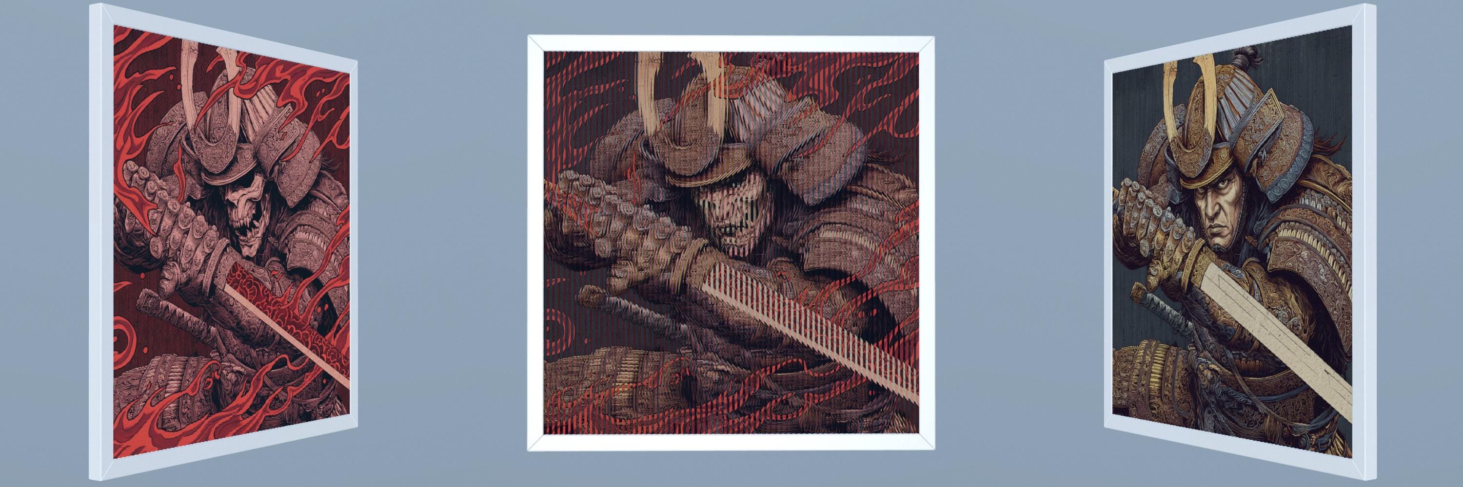 Lenticular Art - “Samurai Spirit”