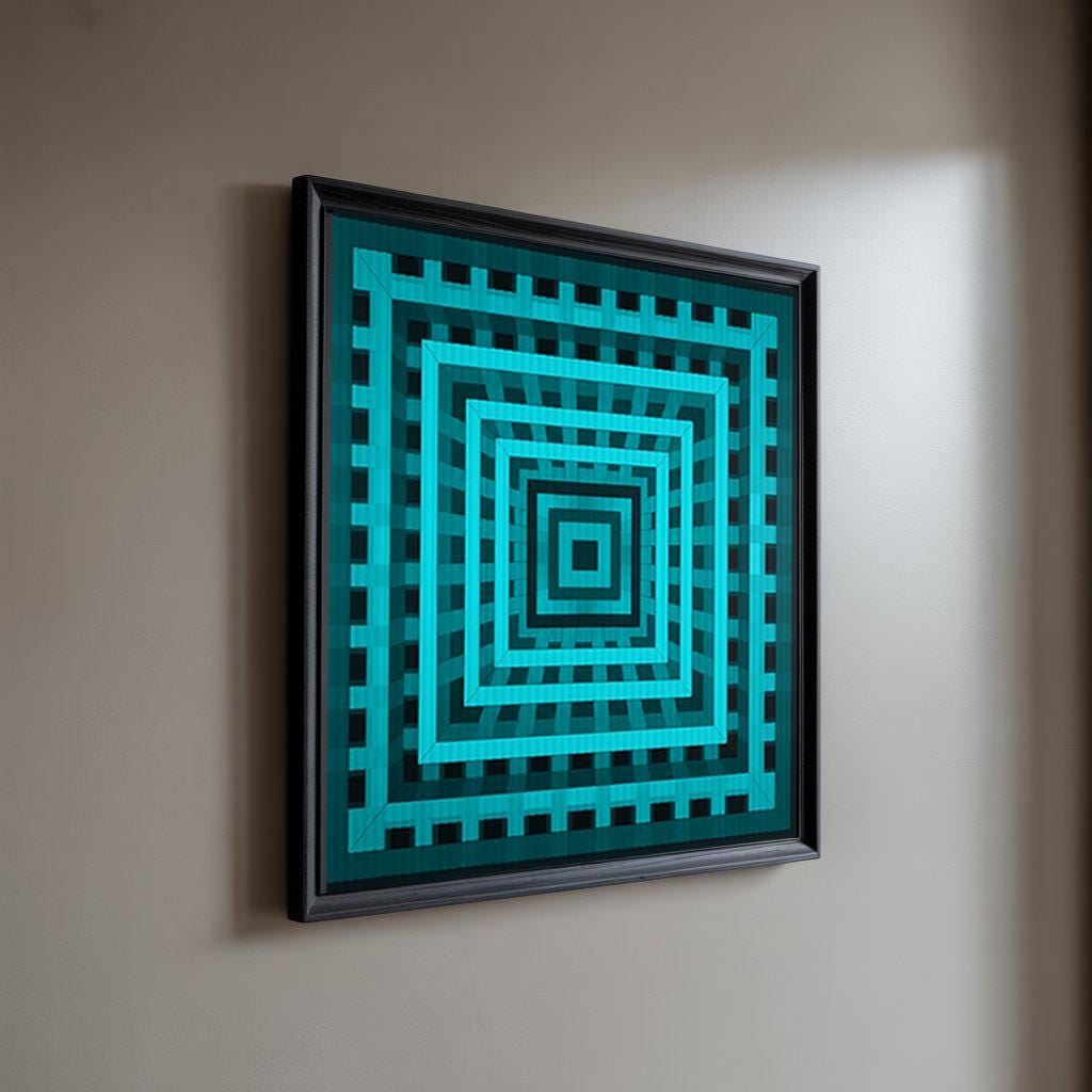 Lenticular Op Art - “Prismatic Flow”