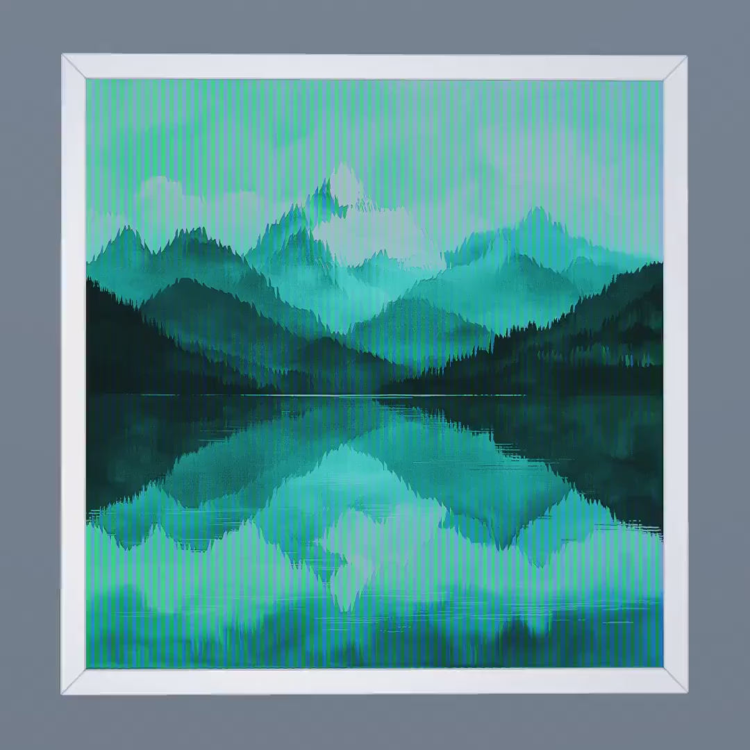 Lenticular Art - "Echoes of the Peaks"